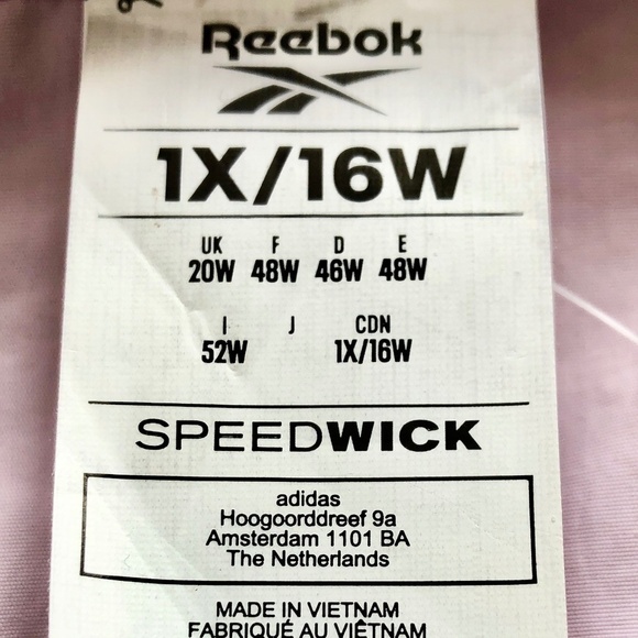 Reebok, Speedwick, Jacket, Pink, Windbreaker,‎ Size, 1X, 16W, New With Tags - Picture 14 of 16